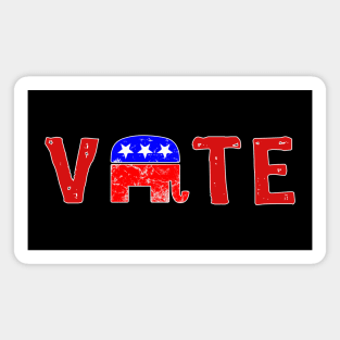 Republican Vote Vintage Elephant Magnet